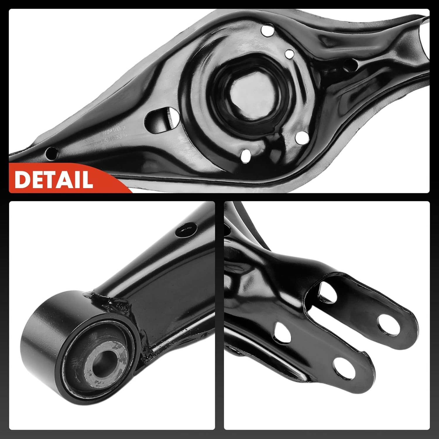 A-Premium Rear Lower Control Arm, with Bushing, Compatible with Ford Explorer 2011-2019, Taurus 2010-2019, Flex, Police Interceptor Sedan Utility, Special Service Police Sedan & Lincoln MKS, MKT