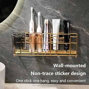 歯ブラシスタンド 歯ブラシホルダー 壁に吸着 カミソリホルダー バスルーム 歯ブラシスタンド 歯ブラシホルダー 壁に吸着 カミソリホルダー