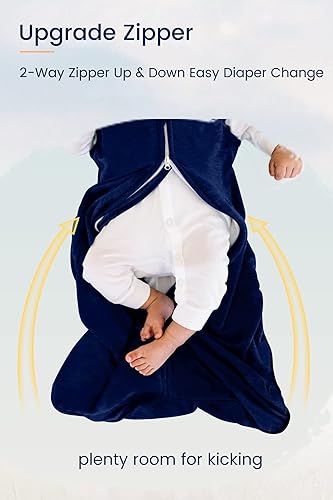 Miniatura 3 de TotAha Saco de dormir ligero para bebé, saco de dormir elástico, cómodo y sedoso, suave como la mantequilla, saco de dormir de transición para