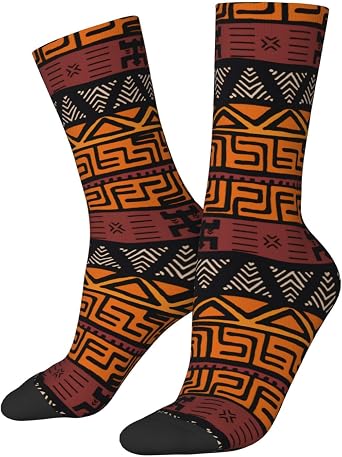 African Tribal Womens Mens Socks Retro African Novelty Socks for Men Women Stocking Socks