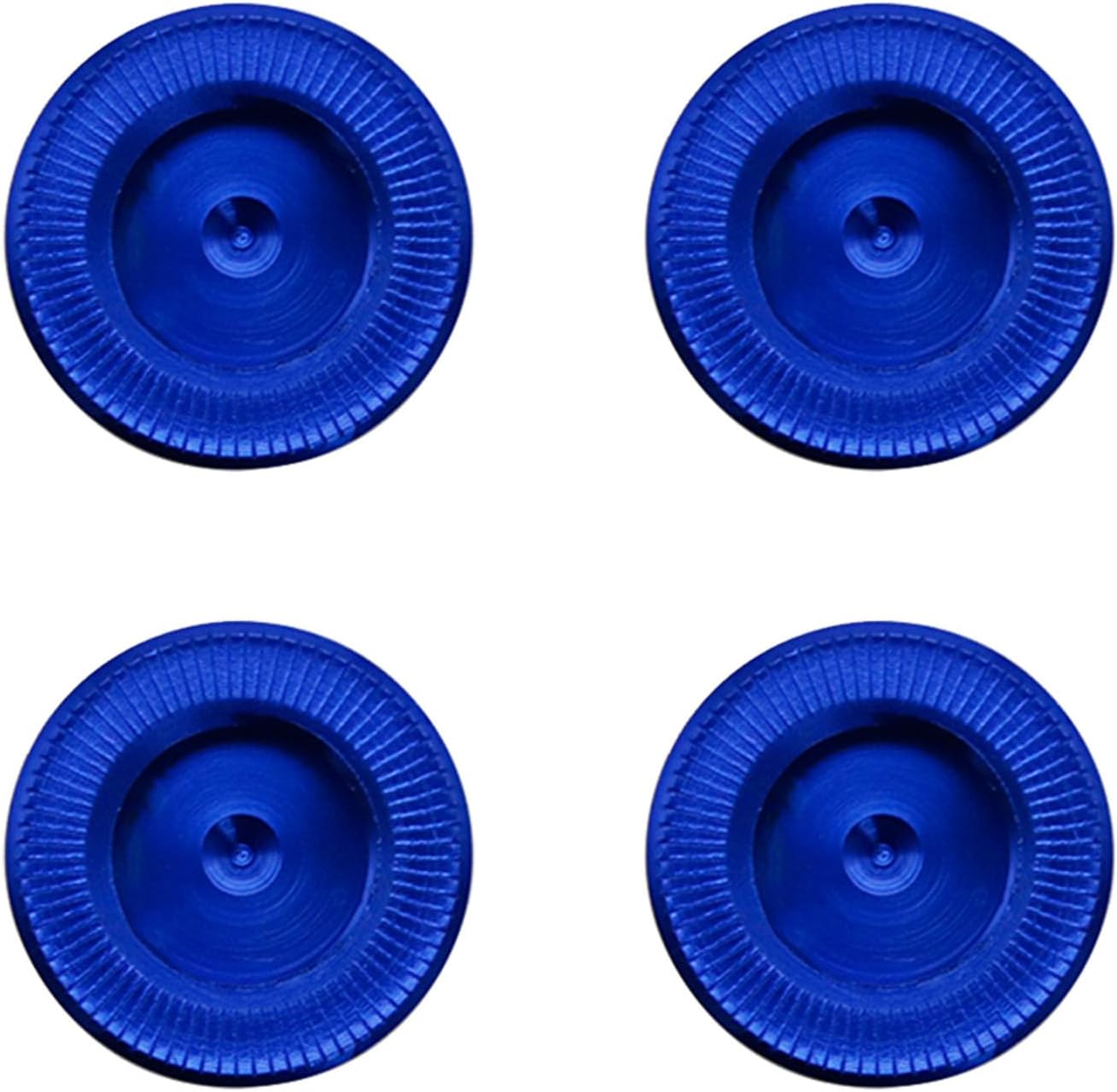 FLMLF Metal Closed Tire Wheel Hub Fixing Nut Blue for 1/5 ROVAN Rofun LT Km X2 Losi 5ive-t RC Car Parts