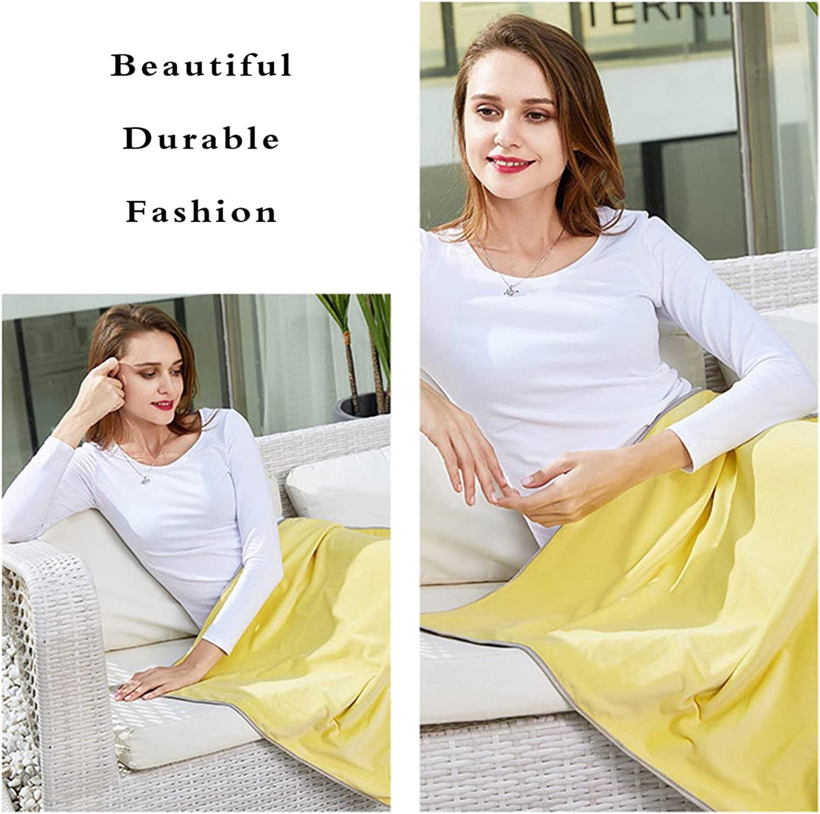 Couverture Anti-Rayonnement en Fibre;Argent Femmes Enceintes Couverture Anti-Rayonnement électromagnétique EMF Bébé Tablier de Couette Adulte