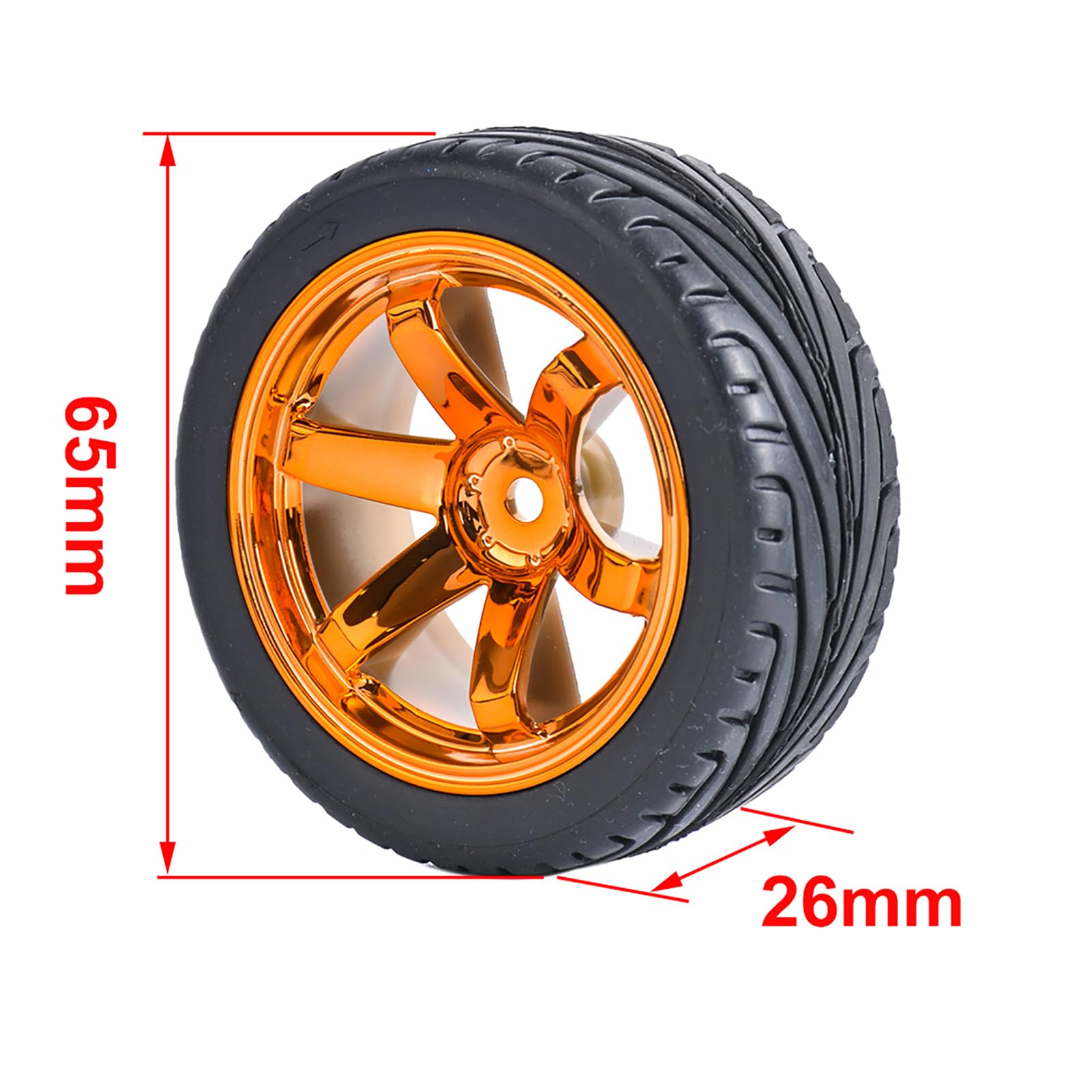 Pneus RC Eagle 8410 Pour Voiture 1/10 – Compatible Kyosho, Tamiya Avante