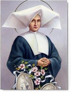 Catherine Laboure Metal Wall Art Catholic Saint Portrait Religious Icon Marian Devotion Home Decor - 12x16 inches