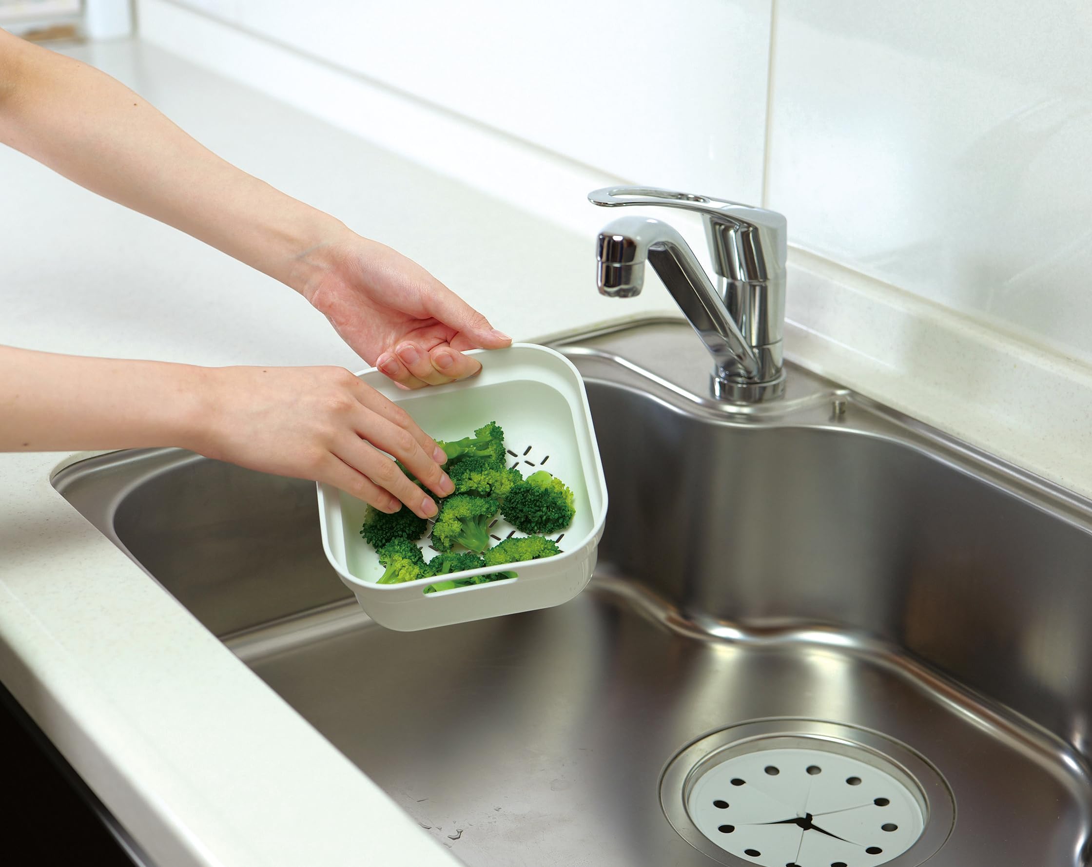 Amazon.co.jp: パール金属 野菜調理器 3プレート ザル ボウル セット