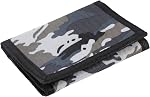 RFID Wallet Camouflage Wallet Nylon Trifold Wallets for Men,Mini Trifold Coin Purse with Zipper for Kids