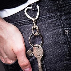 アミパリス　キーリング　カラビナ AMI PARIS カラビナ キーリング シルバー キーホルダー