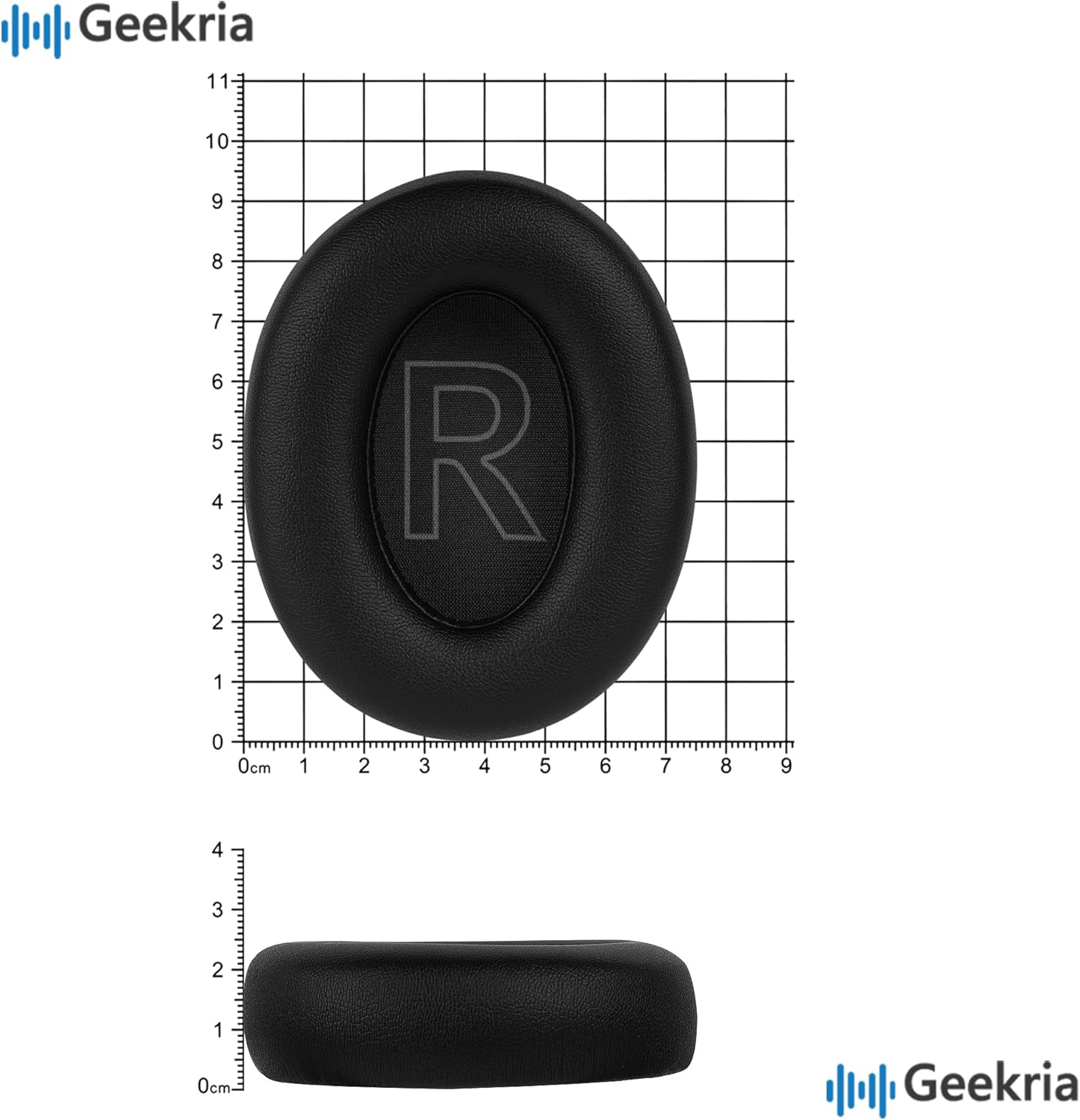 Geekria QuickFit Replacement Ear Pads Compatible with Anker Soundcore Life 2 (Not fit Life 2 Neo), Life Q20, Q20+, Q20I, Q20BT Headphones, Repair Parts with Video Guide (Black) - Image 6