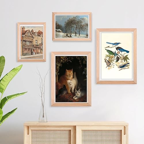 Miniatura 5 de Marco de fotos de madera maciza de 12 x 16 pulgadas, marco de fotos de madera de roble, marco de póster de boda, marco de pintura al óleo, marco de