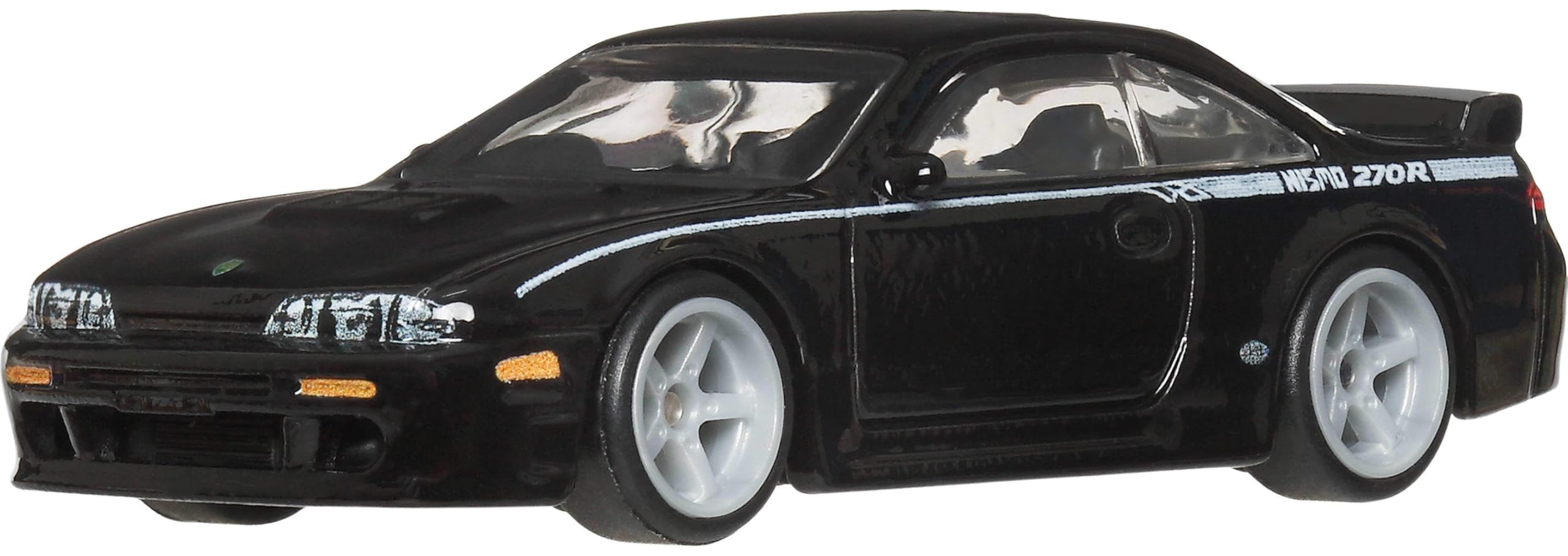 Hot Wheels Nismo 270R Voiture de Collection, Voiture Miniature Haut de Gamme à l'échelle 1:64 en métal moulé sous Pression avec pneus Real Riders et carrosserie et châssis métalliques, JKD99 - 1