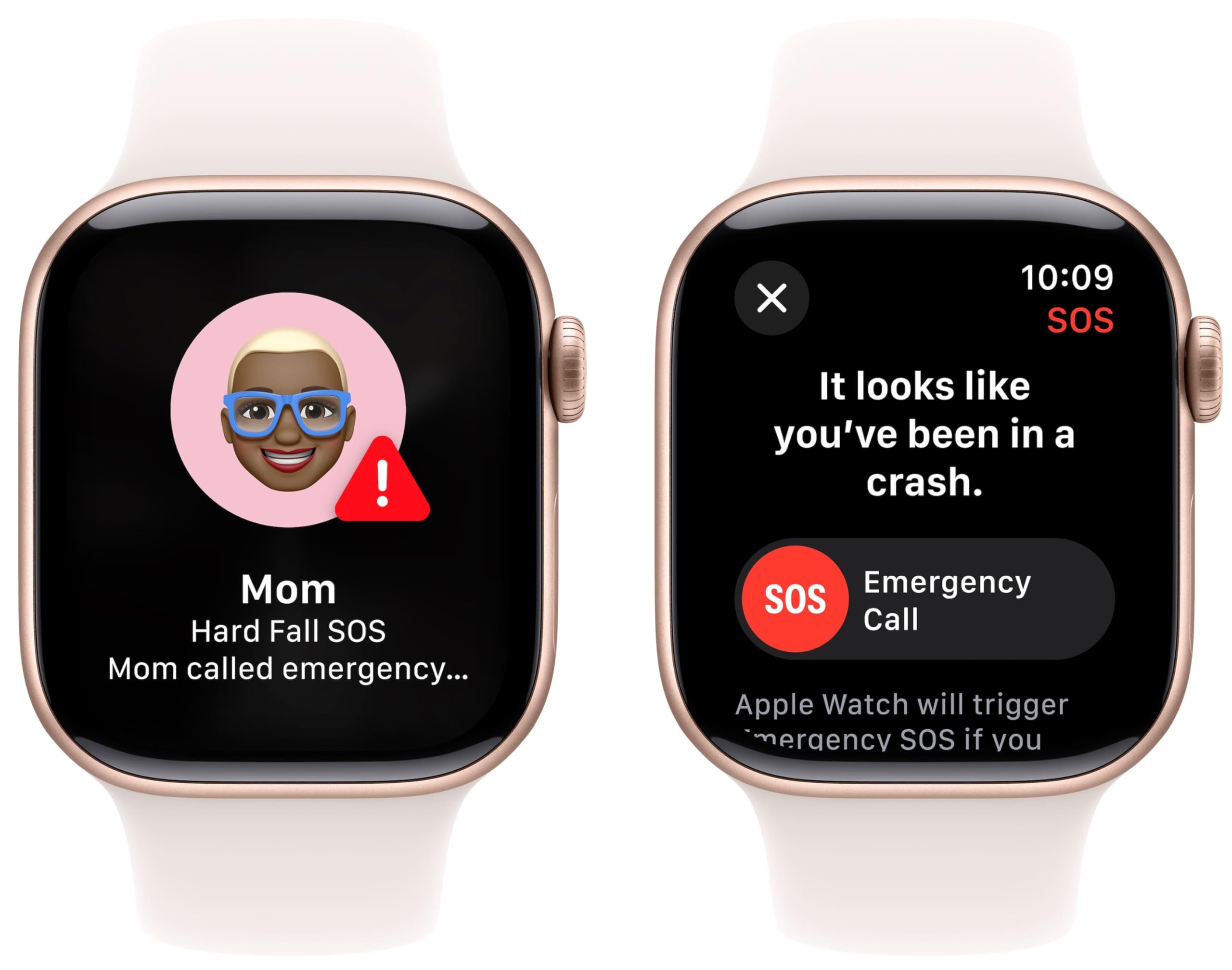 Apple Watch Series 10 [GPS + Cellular, 46mm] - Rose Gold Aluminum Case with Light Blush Sport Band, S/M (Renewed)