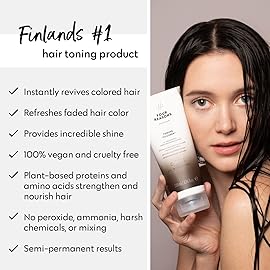 Four Reasons Color Mask - Coffee - (27 Colors) Toning Treatment, Color Depositing Conditioner, Tone & Enhance Color-Treated Hair - Semi Permanent Hair Dye, Vegan and Cruelty-Free, 6.76 fl oz
