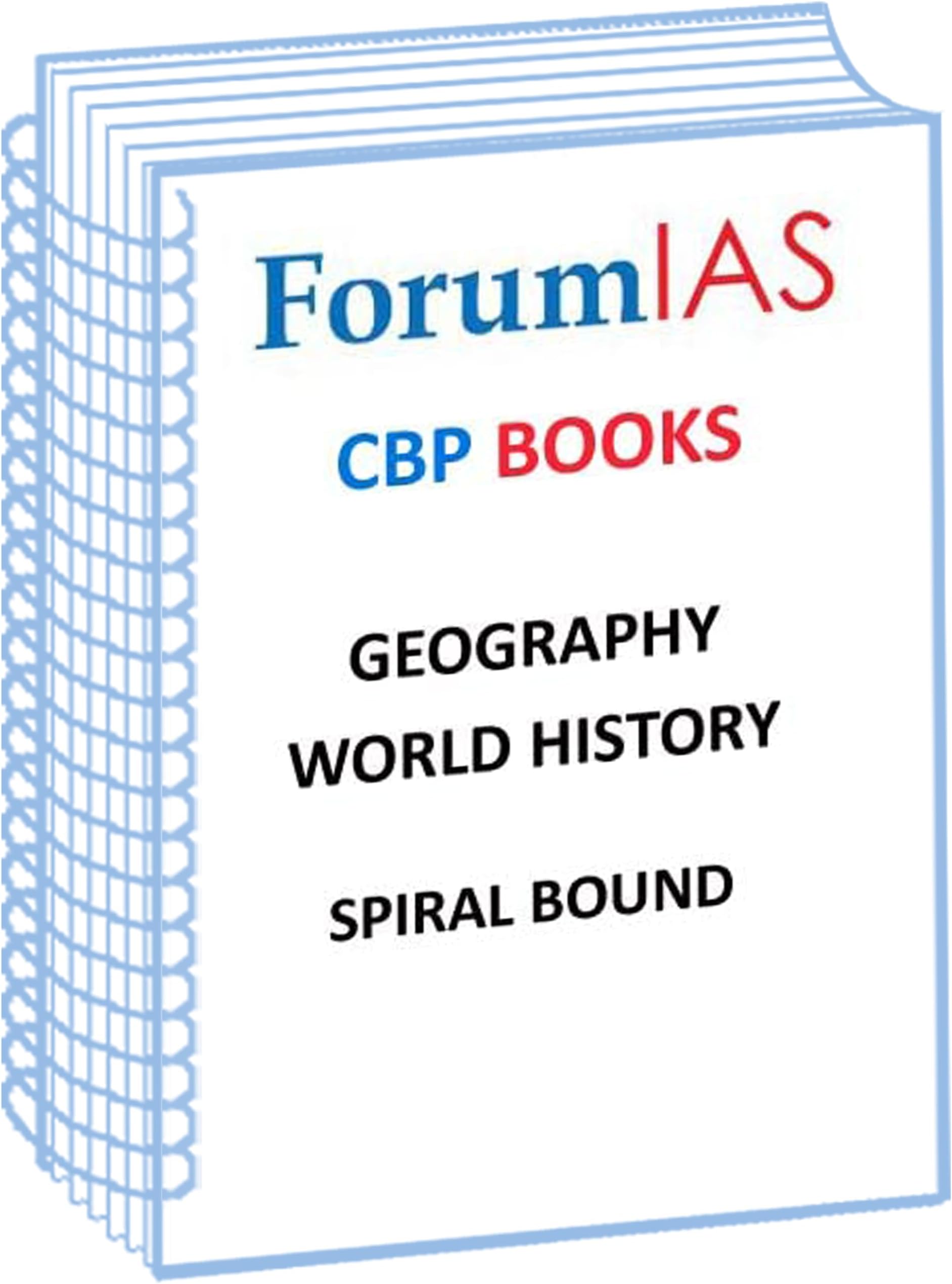 Content Building Programme CBP Book on World History and Geography by Forum IAS for Mains Spiral-bound