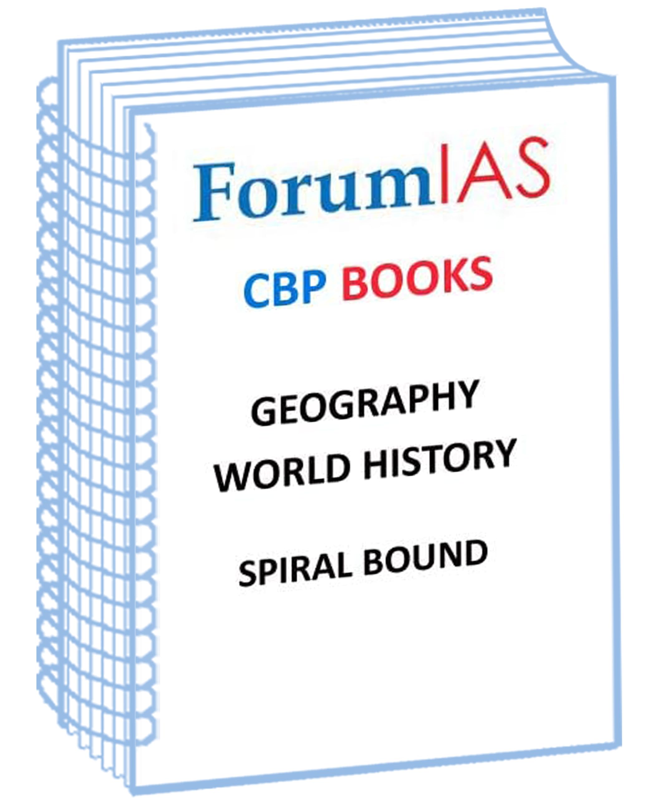 Content Building Programme CBP Book on World History and Geography by Forum IAS for Mains Spiral-bound