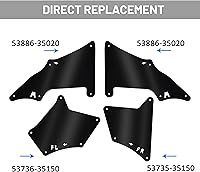 Vista 3 de ECOTRIC Protector contra salpicaduras compatible con Toyota 4 Runner 2003-2022 2007-2014 FJ Cruiser 2003-2020 Land Cruiser 2003-2020 Lexus GX460