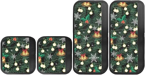 Miniatura 8 de Maiyoinou 8 fundas antideslizantes para manijas de puerta de refrigerador, lavavajillas, horno, para mantener alejadas las huellas dactilares,