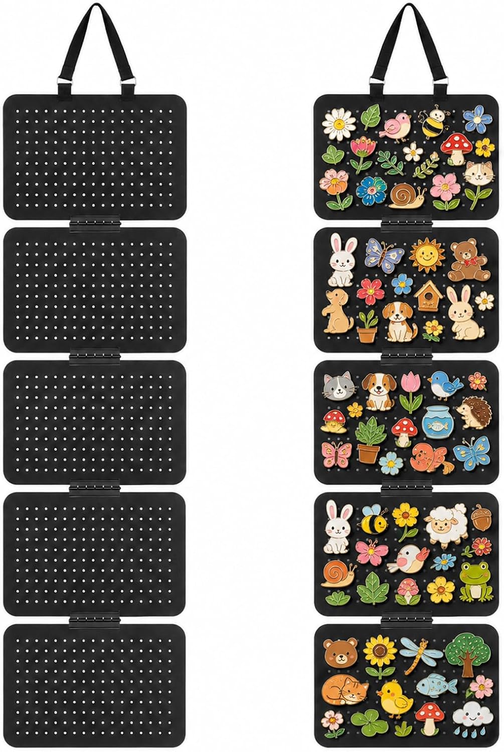 Hanging Enamel Lapel Pin Organizer Hanging Display Pins Storage Case