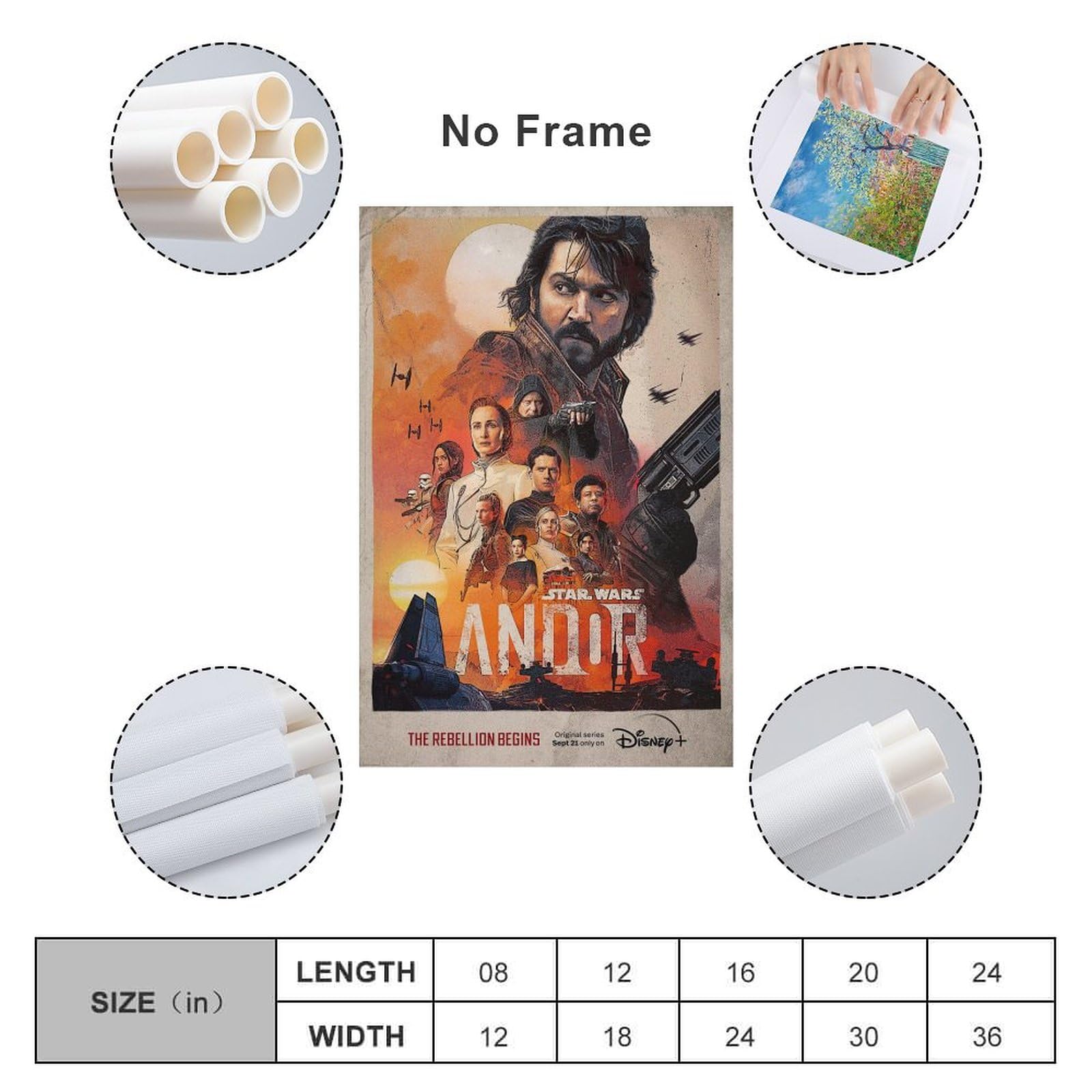 Amazon.co.jp: Andorキャシアンアンドー映画ポスターディエゴルナ