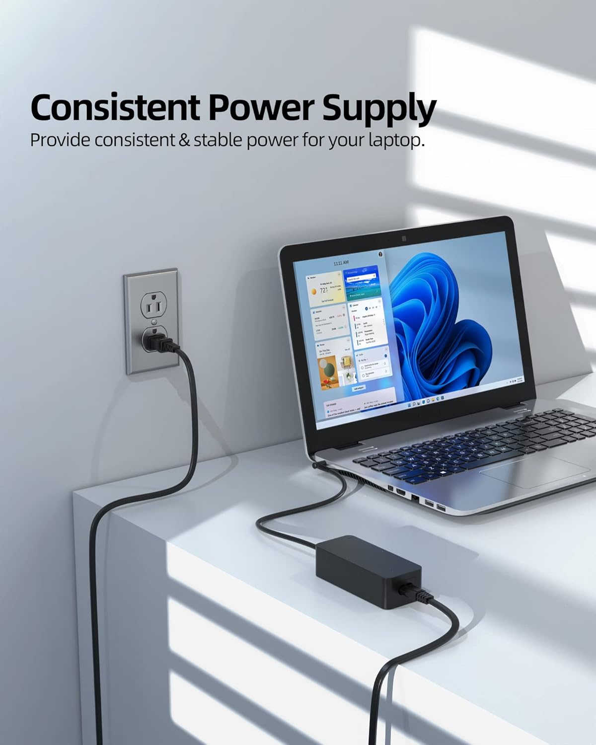 Superer UL Listed 65W AC Charger Fit for HP 15-dy5000 15-dy5097nr 15-dy5073dx 15-dy5131wm 15-dy5033dx 15-dy5035od 15-dy5599nr 15z-fc000 Laptop Laptop Power Supply Cord Adapter