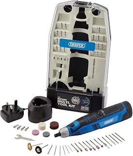 70298 12V Rotary Multi-Tool Kit, 1 x 1.5Ah Battery, 1 x Fast Charger (50 Piece)