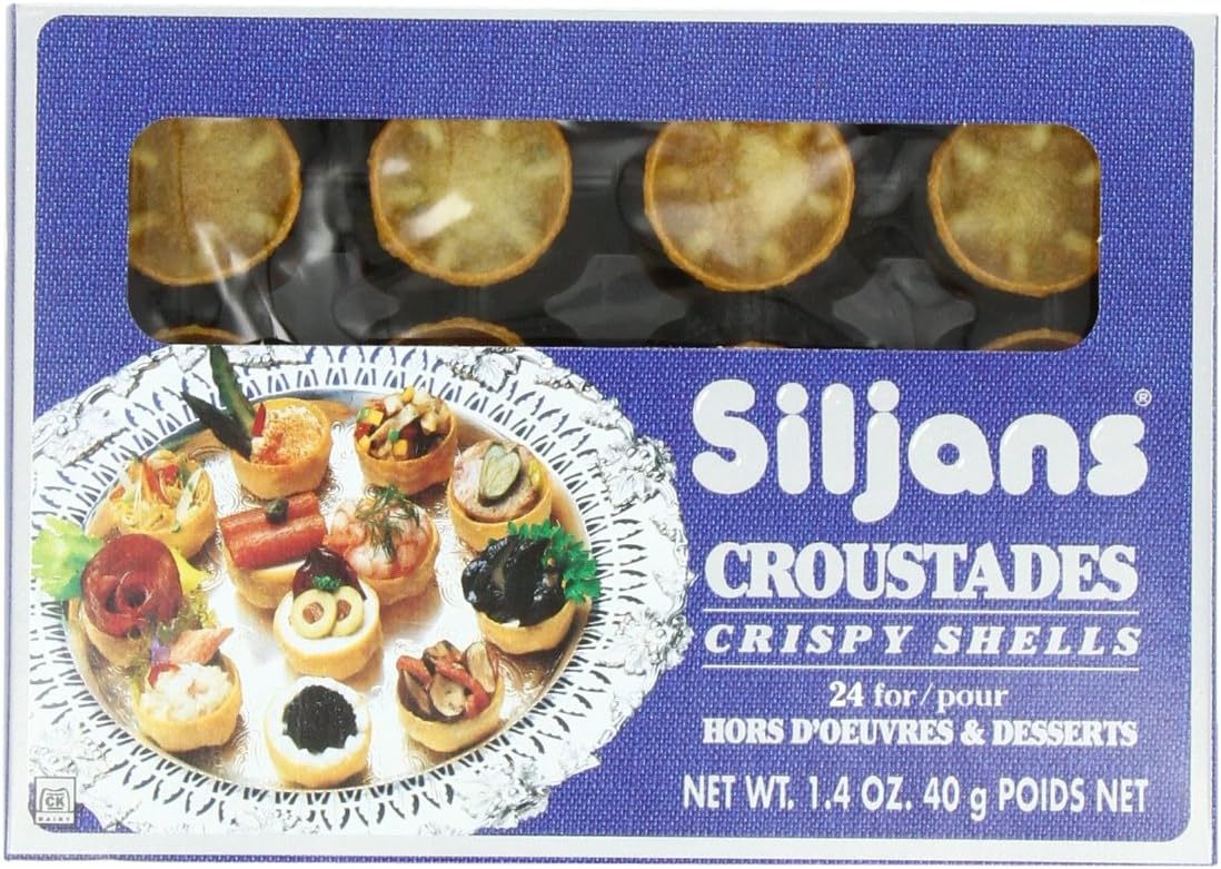Siljans Croustades (Crispy Shells), 1.4-Ounce Boxes (Pack of 6)