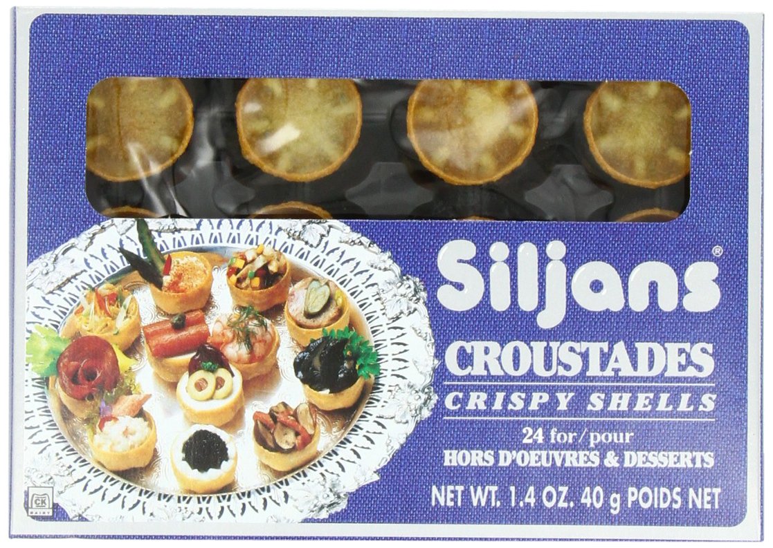 Siljans Crispy Pastry Shells, 1.4-oz Boxes (Pack of 6)