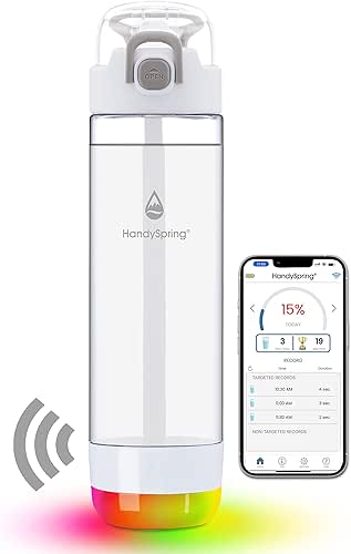Smart Water Bottle with Reminder To Drink Water, Lights And