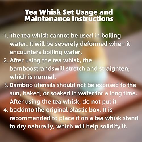 Miniatura 7 de Batidor y soporte de matcha, Chasen, juego y soporte de batidor de matcha, cuchara de té, cuchara, herramientas tradicionales japonesas para batir