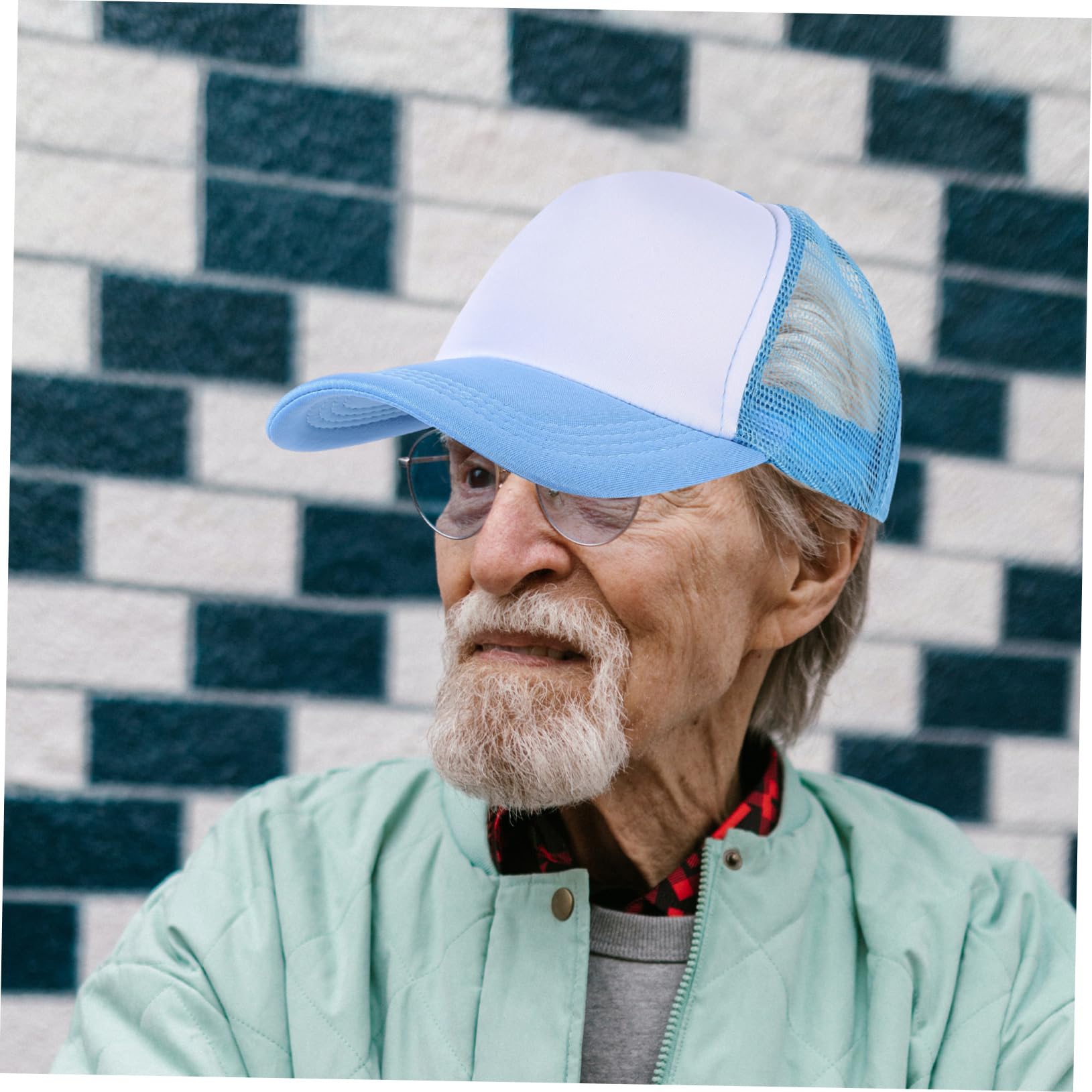 Toyvian Gorra de Béisbol Mesh para Sublimación Gorra DIY Ligera y Transpirable para Hombre Paquete de Unidades para Actividades