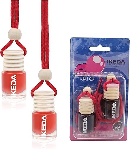 Miniatura 1 de Ambientador automotriz de 0.1 fl oz para automóvil, fragancia de conservación de larga duración de 45 días  Botellas difusoras colgantes para