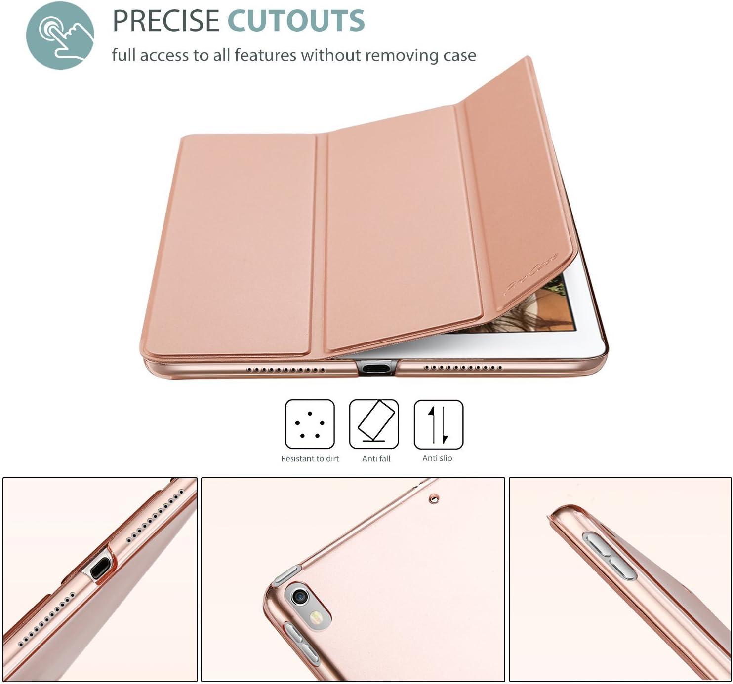 ProCase iPad Air (3rd Gen) 10.5" 2019 / iPad Pro 10.5" 2017 Ultra Slim Case Bundle with Keyboard Case for iPad Air 10.5" (3rd Gen) 2019 / iPad Pro 10.5 2017 with Built-in Apple Pencil Holder
