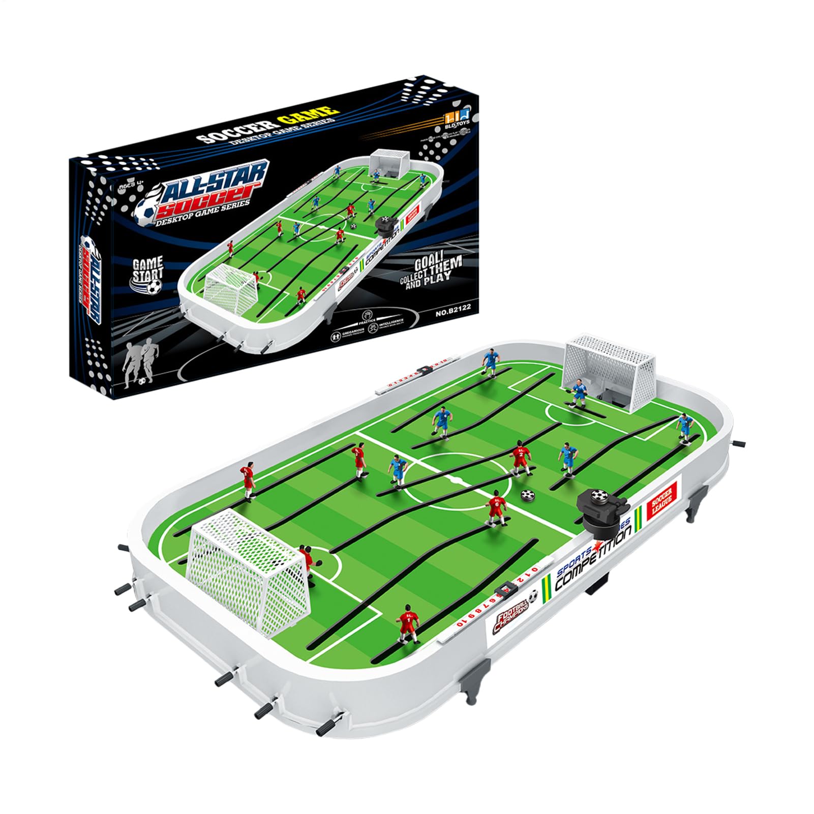 Juego de mesa de fútbol Juguetes deportivos multijugador interactivos | Juguetes de Fútbol de Mesa para niños, para adultos, para familia, para viajes, para interior, para hogar, para y