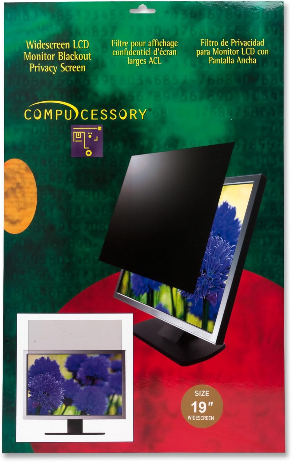 70% Off Discount Business Source Widescreen Frameless Privacy Filter Black