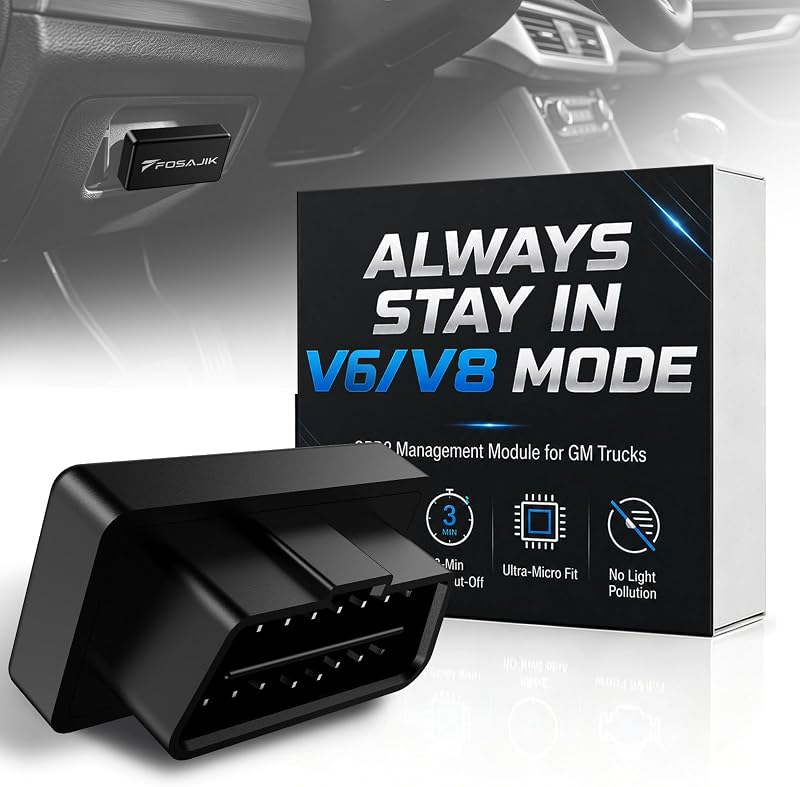 Módulo desativador AFM/DFM FOSAJIK para motores GM V6/V8 com conector OBD2 – 1 unidade
