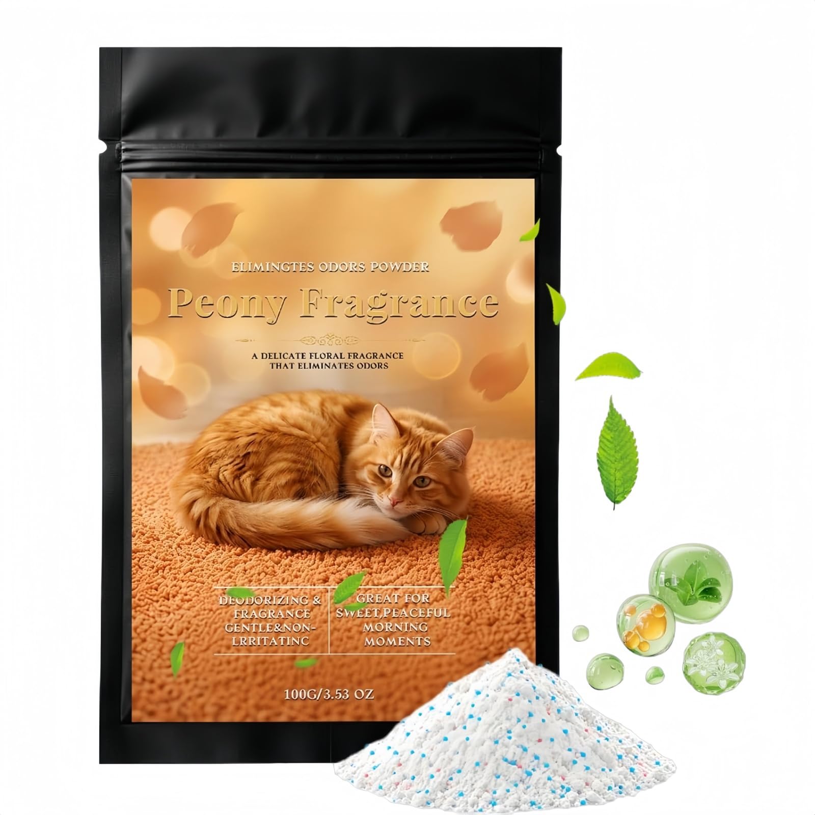 Carpet Odor Eliminator Powder,Household Upholstery Deodorizer Powder