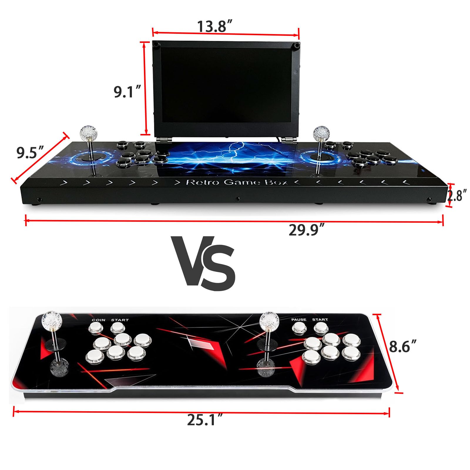 Amazon.com: 30000 in 1 Portable Arcade Game Console 14-inch