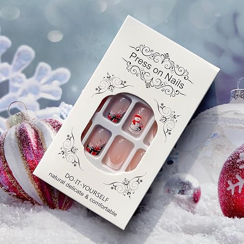 Miniatura 4 de Uñas postizas a presión de Halloween, uñas postizas cuadradas cortas, diseño de calabaza, fantasma, Halloween, puntas de uñas postizas, cobertura