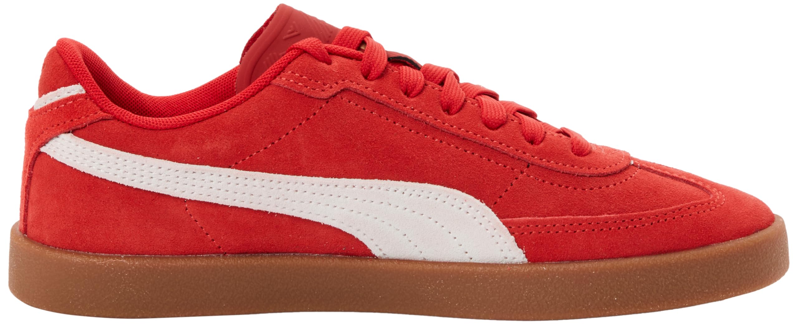 Puma Unisex Puma Club II Era, Wildleder-Sneaker, Für alle Zeiten, Rot, Gold, Weiß, Puma, 43 EU – Ansicht 4
