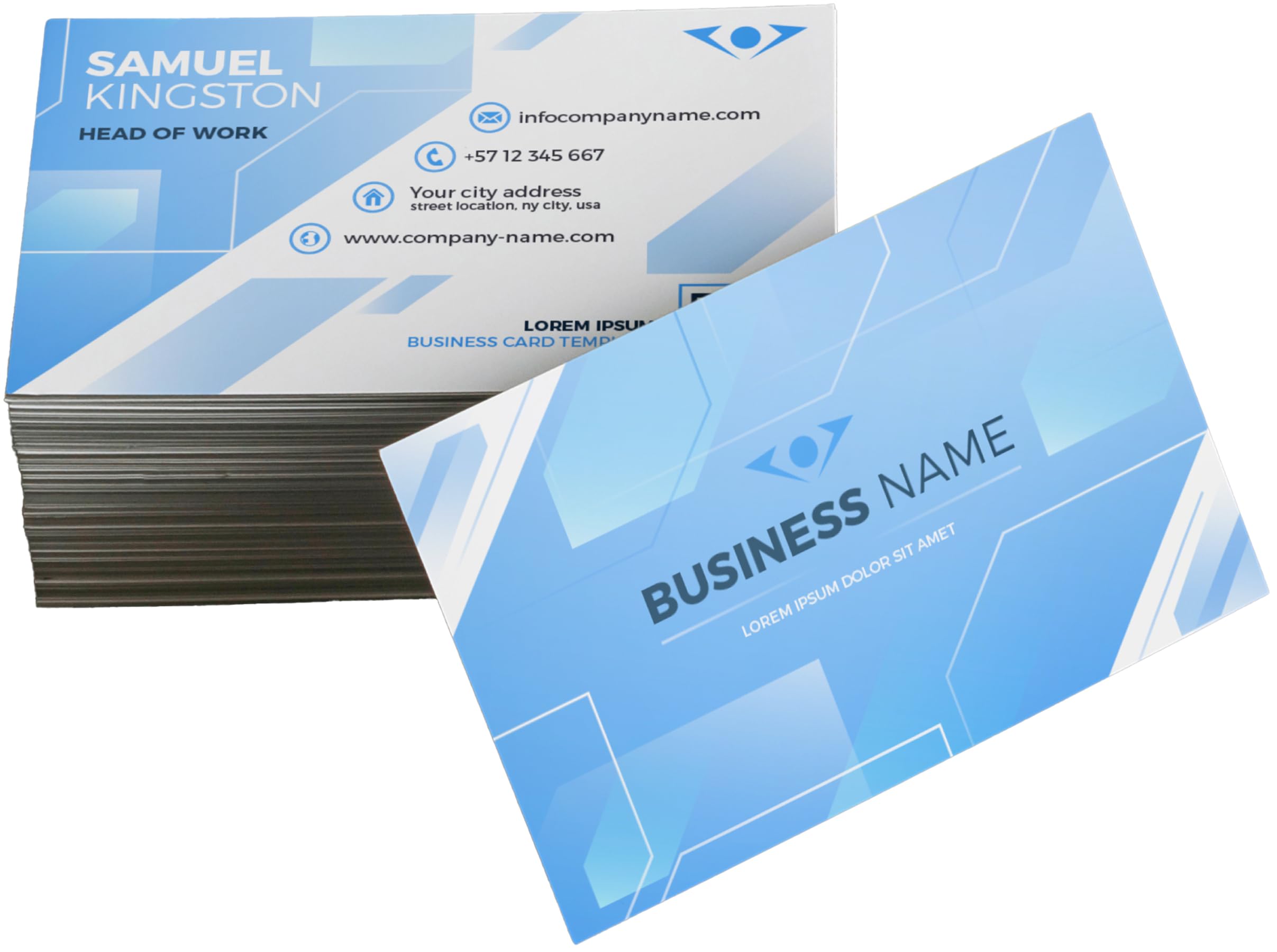 Hippowarehouse Business Card Personalised Double Sided Printing Custom 40 Upto 2000 Cards 300gsm Premium Upload Your Design Thank You Loyalty Personalized Appointment Cards