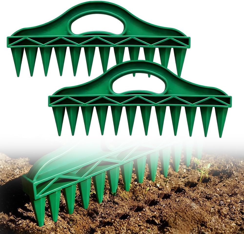 Seed Planter Tool, Planting Tools for Home Gardeners and Small-Scale Farmers, Ergonomic Design for Seed Planting Without Bending, Efficient Greenhouse Transplanting and Vegetable Garden Maintenance-image-43