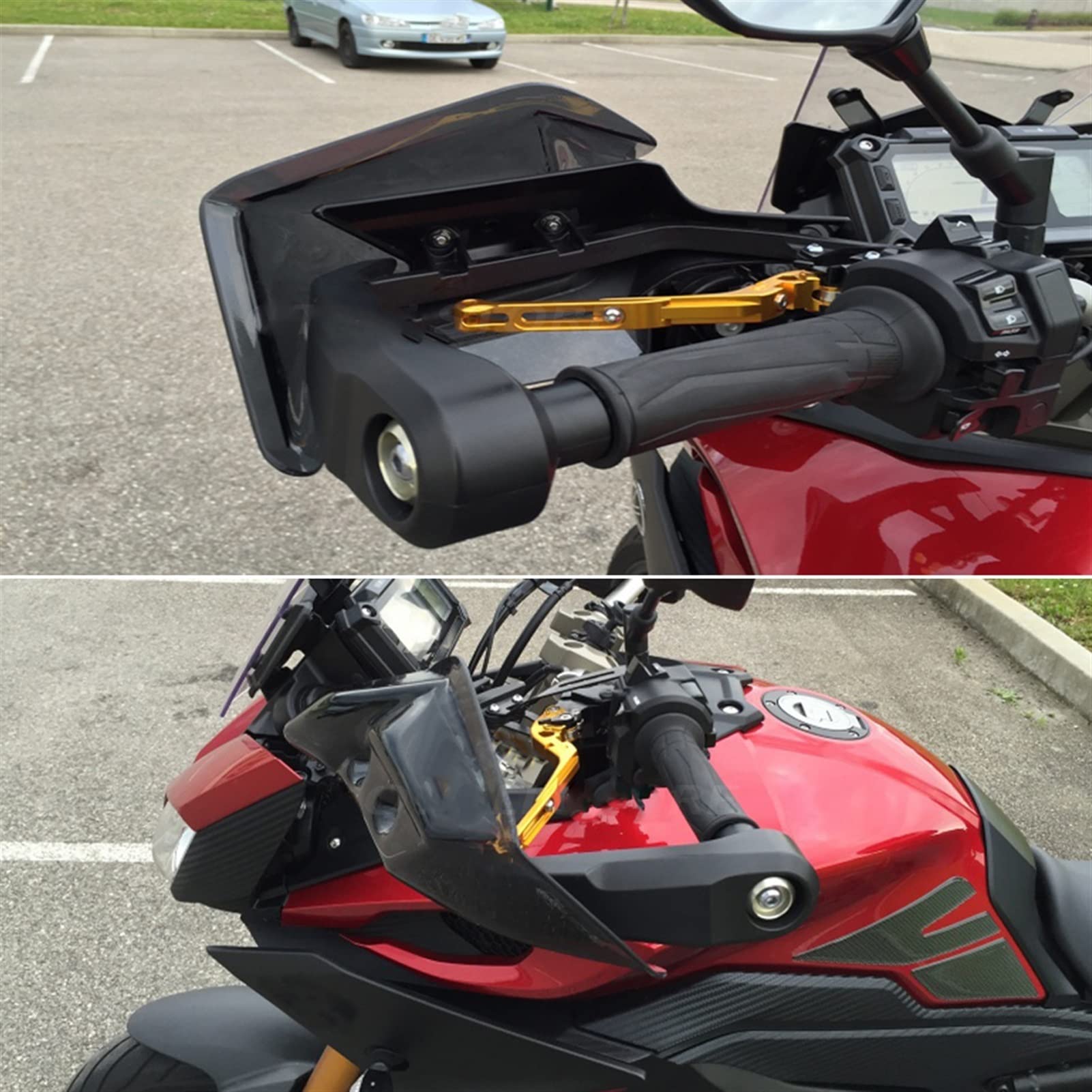 Pare-brise Double Bulle Pour Yamaha FJ-09 / MT-09 Tracer 900 (2015-2017) - Protection Contre Le Vent Et Les Débris