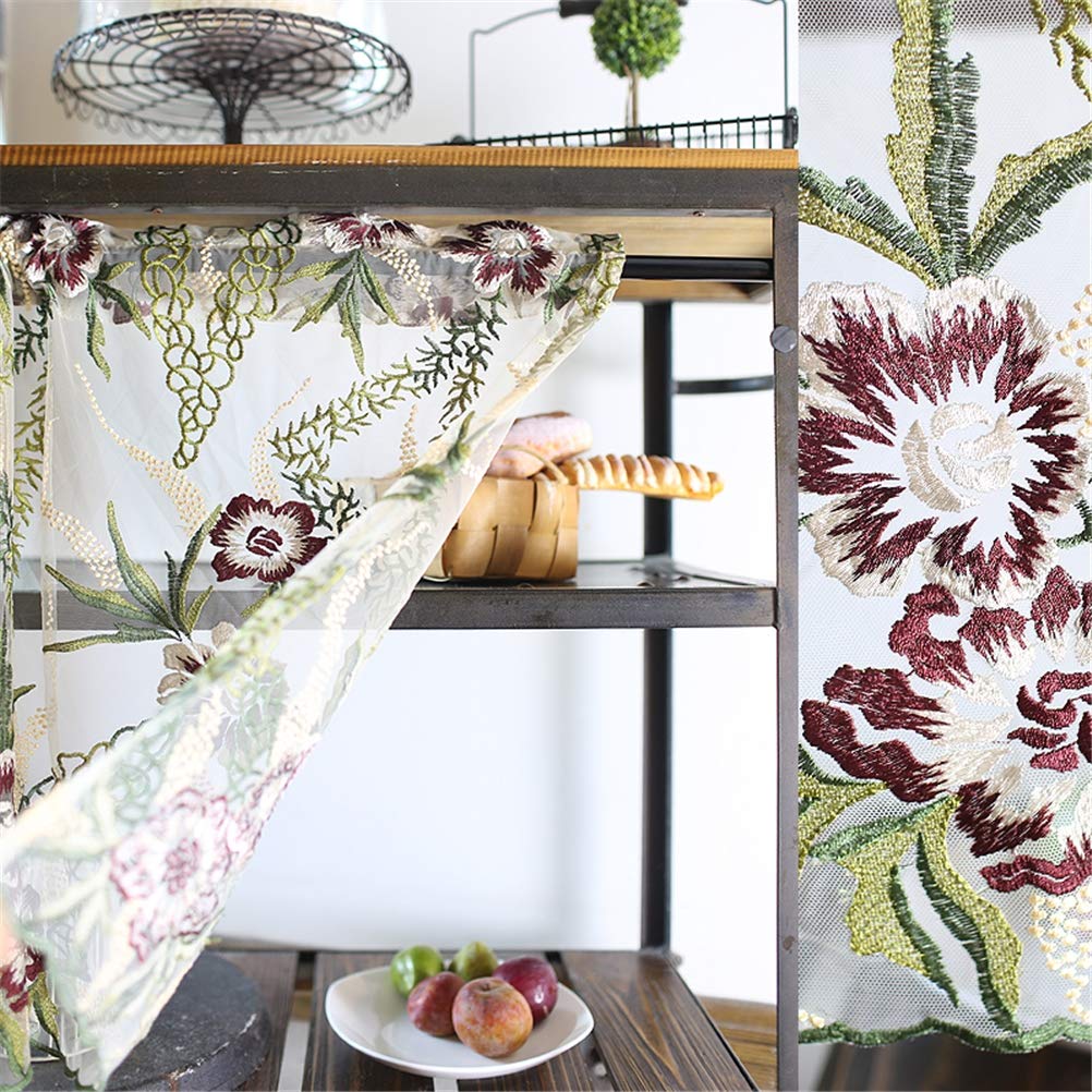 Krótkie zasłony, Zasłona Sheer Valance(W x H 90x57cm)