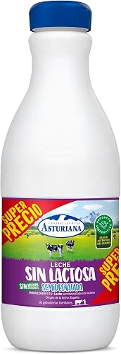 Asturiana Leche Semidesnatada Sin Lactosa 1.5L