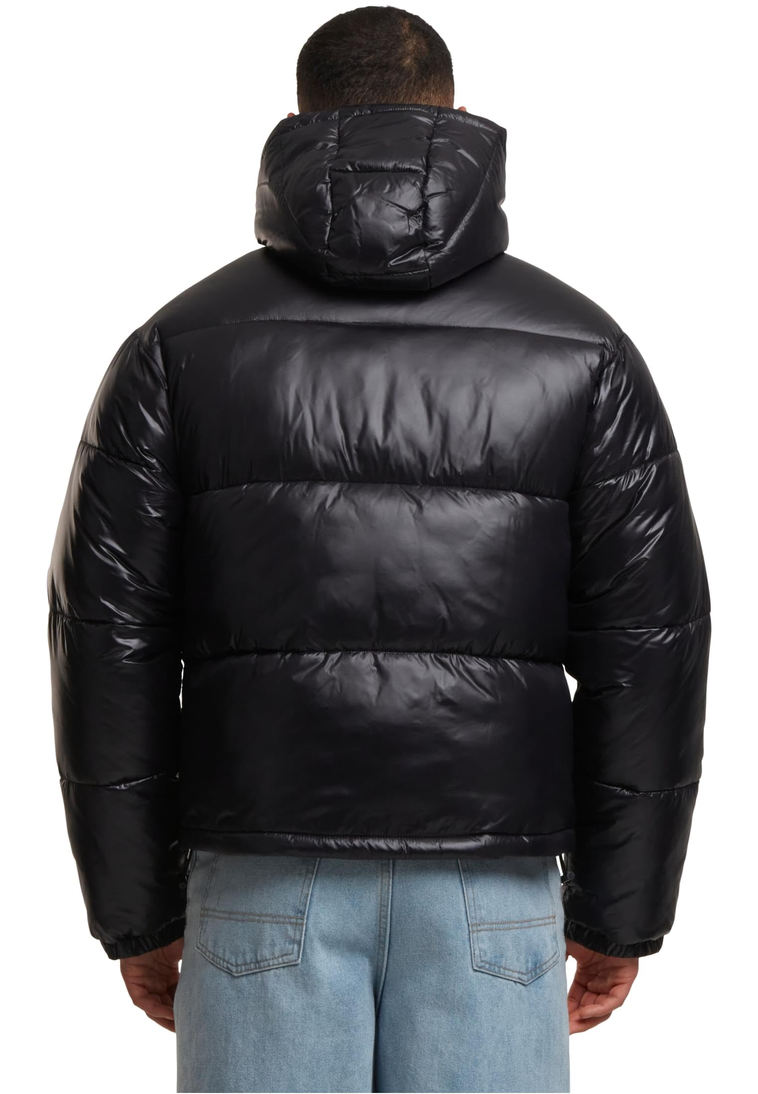 Urban Classics Tb7585-shiny Puffer Jacket With Hood Giacca Buffer Uomo (Pacco da 1)
