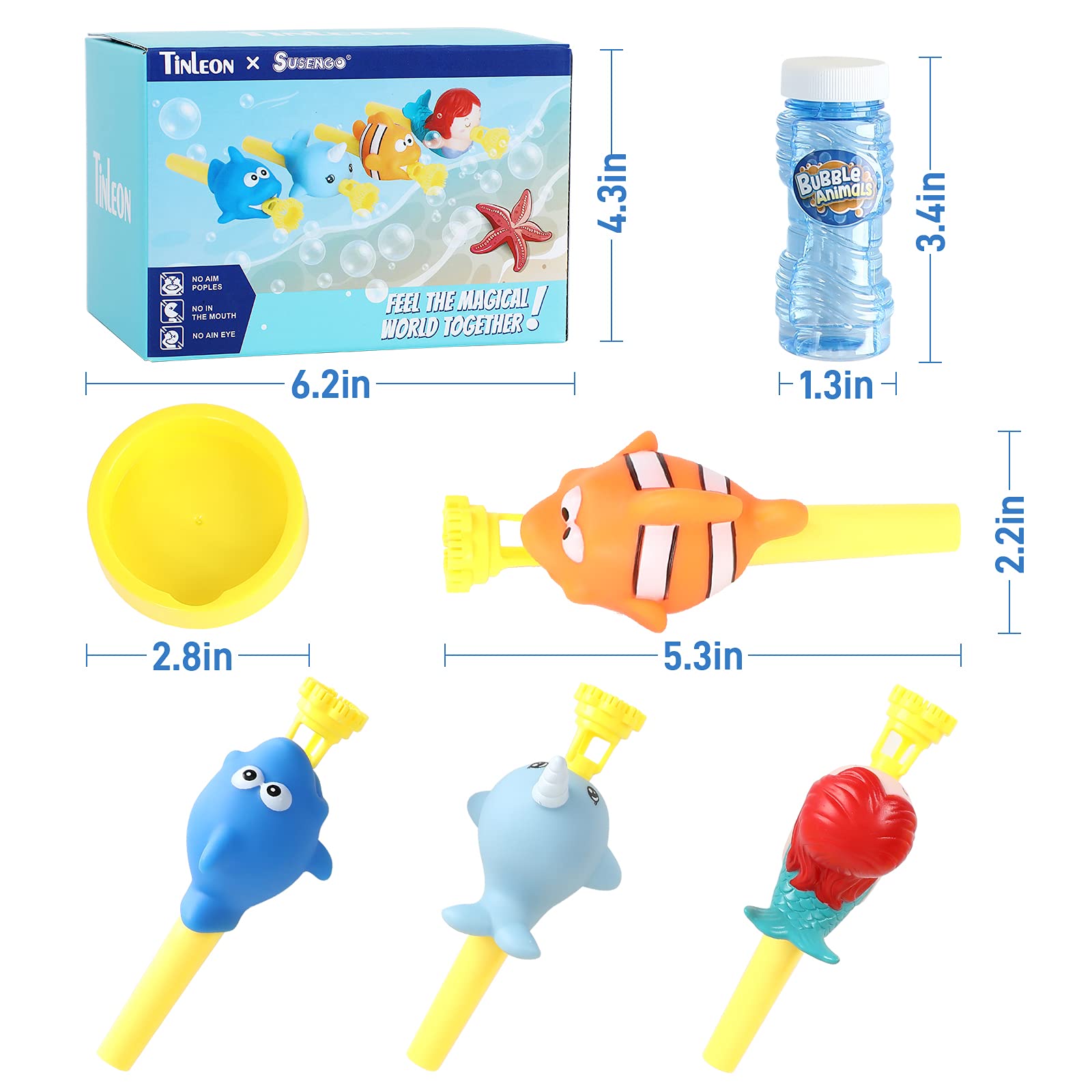 Buy Tinleon Unicorn Bubble Machine Water Toys Bubble Wand Automatic