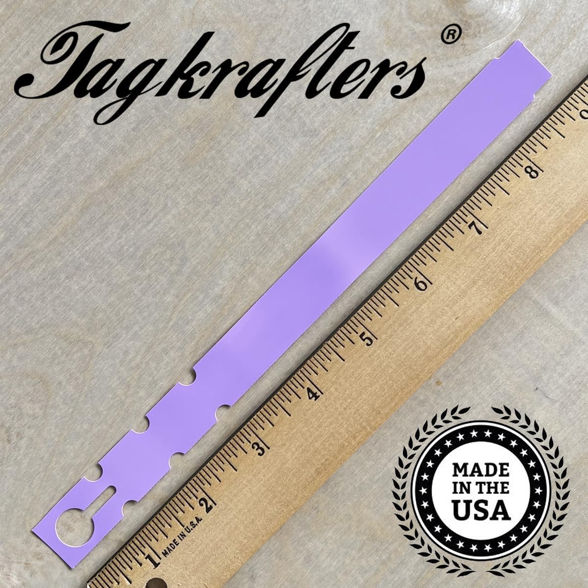 9" x 3/4" Lilac - 1,000 Pcs -Plastic Plant Tags and Labels - Wrap Around Thermal Plastic - Nursery Garden Tree Labels | Made in The USA |