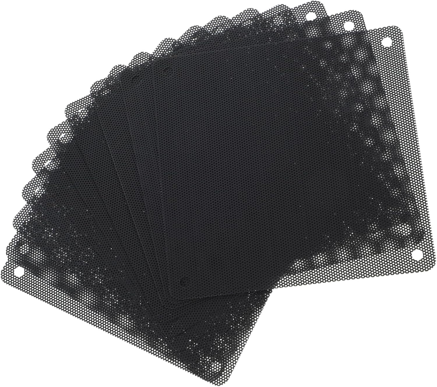 Artibetter 10pcs Fan Mesh Cover for Computer Cooling Easy to Install Material Hardware