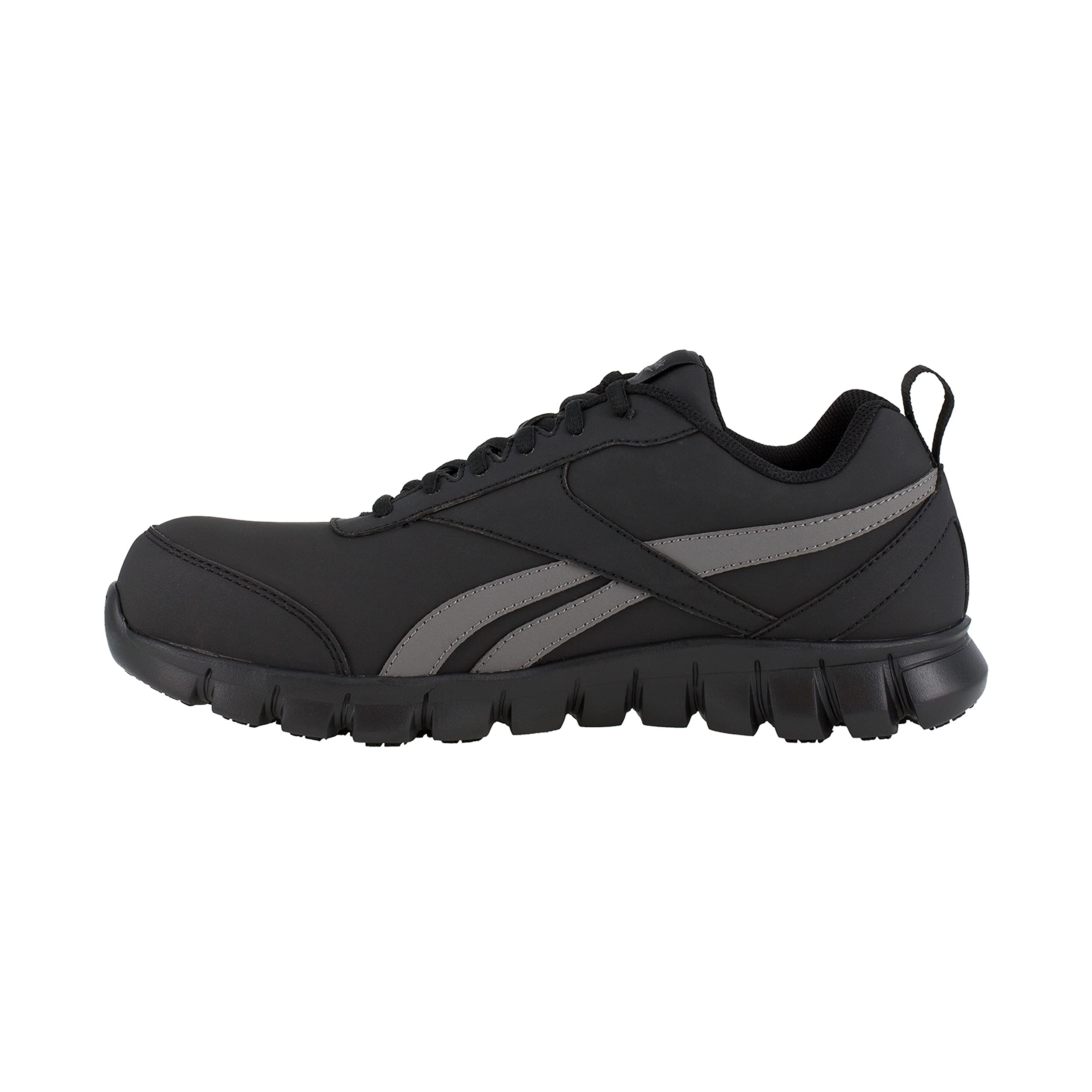 Reebok Work Sublite Cushion Safety Toe Athletic Work Shoe Industrial, Black