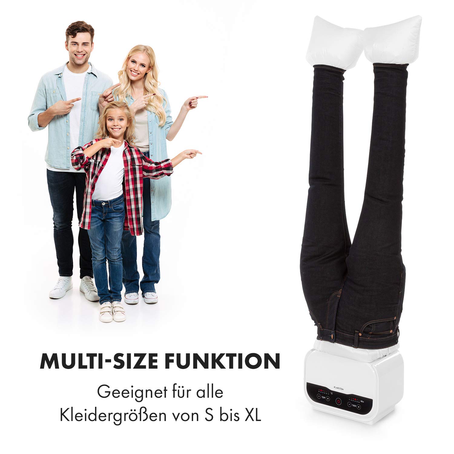 Klarstein ShirtButler Pro Ersatz-Pants,Zubehör/Ersatzteil,Material: Oxford-Nylon,weiß