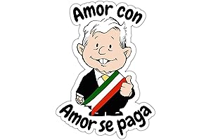 AMLO Amor Con Amor Se Paga Funny AMLITO Sticker
